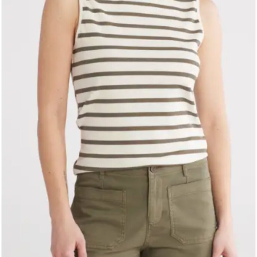 NWOT Sanctuary Essential Sleeveless Mock Neck Knit Top